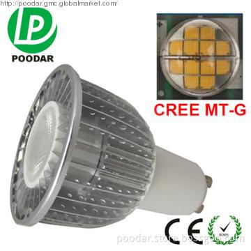 single CREE MT-G2 LED dimmable GU10 spotlight